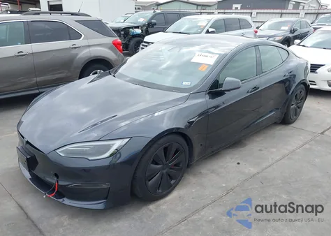2023 Tesla Model S Plaid Tri Motor All-Wheel Drive из США, поврежденный, VIN 5YJSA1E63PF528183